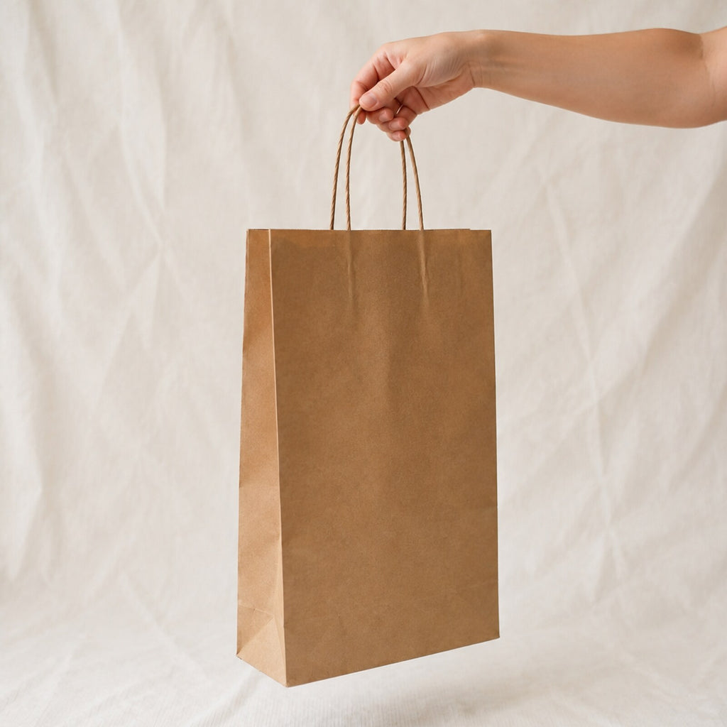 Kraft Brown Paper Bag 10x5x14 inch