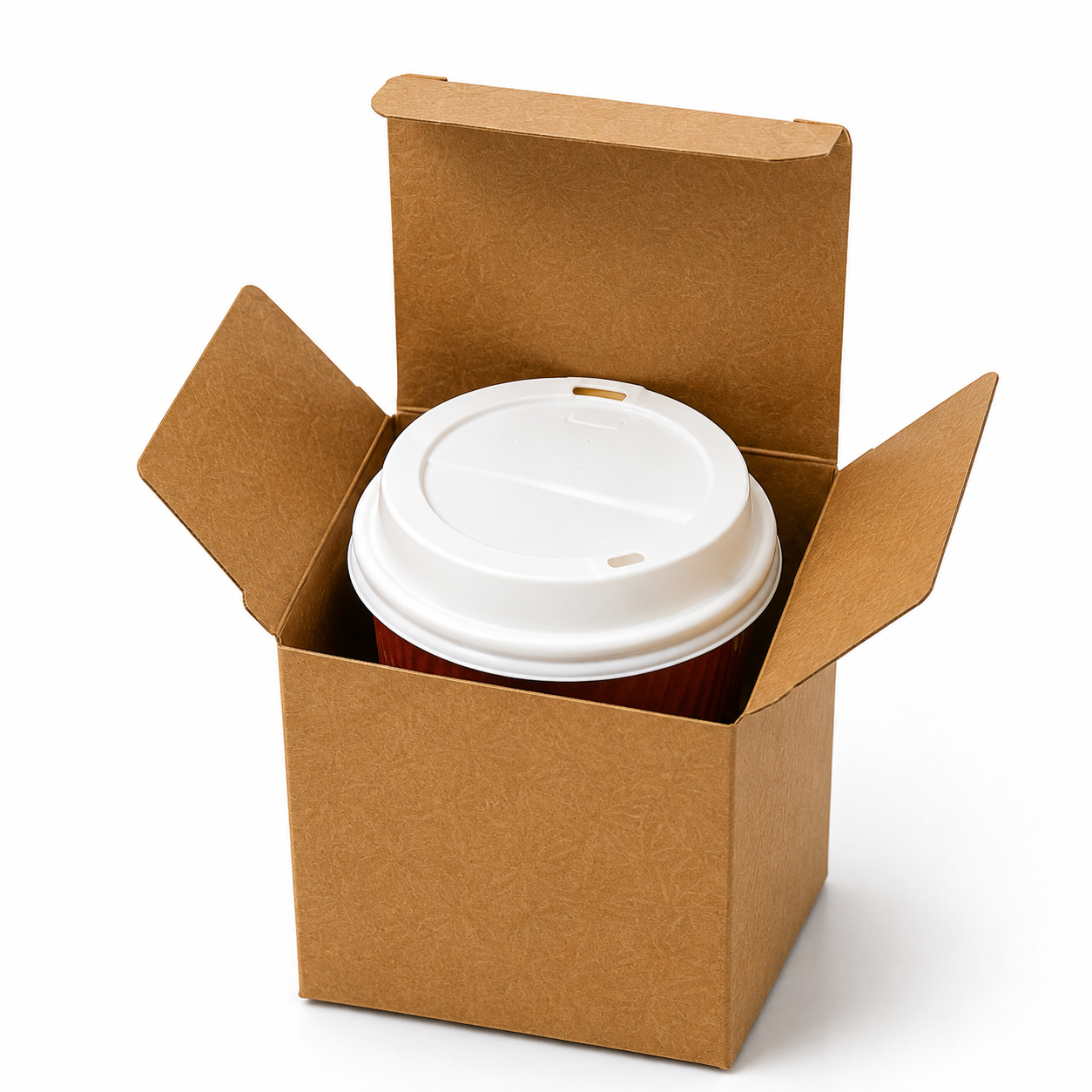 Kraft Brown Paper Packaging Box 4x4x4 inch