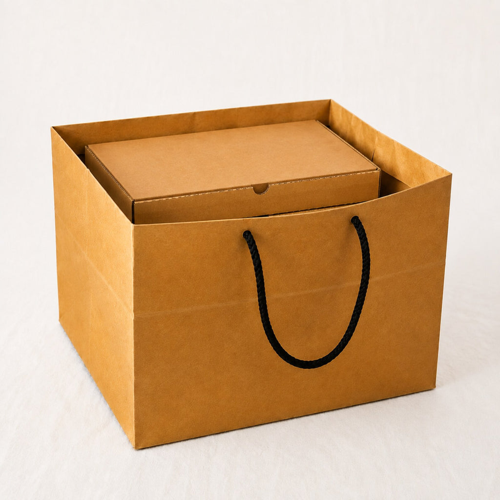 Kraft Brown Paper Bag 11x10.5x8 inch