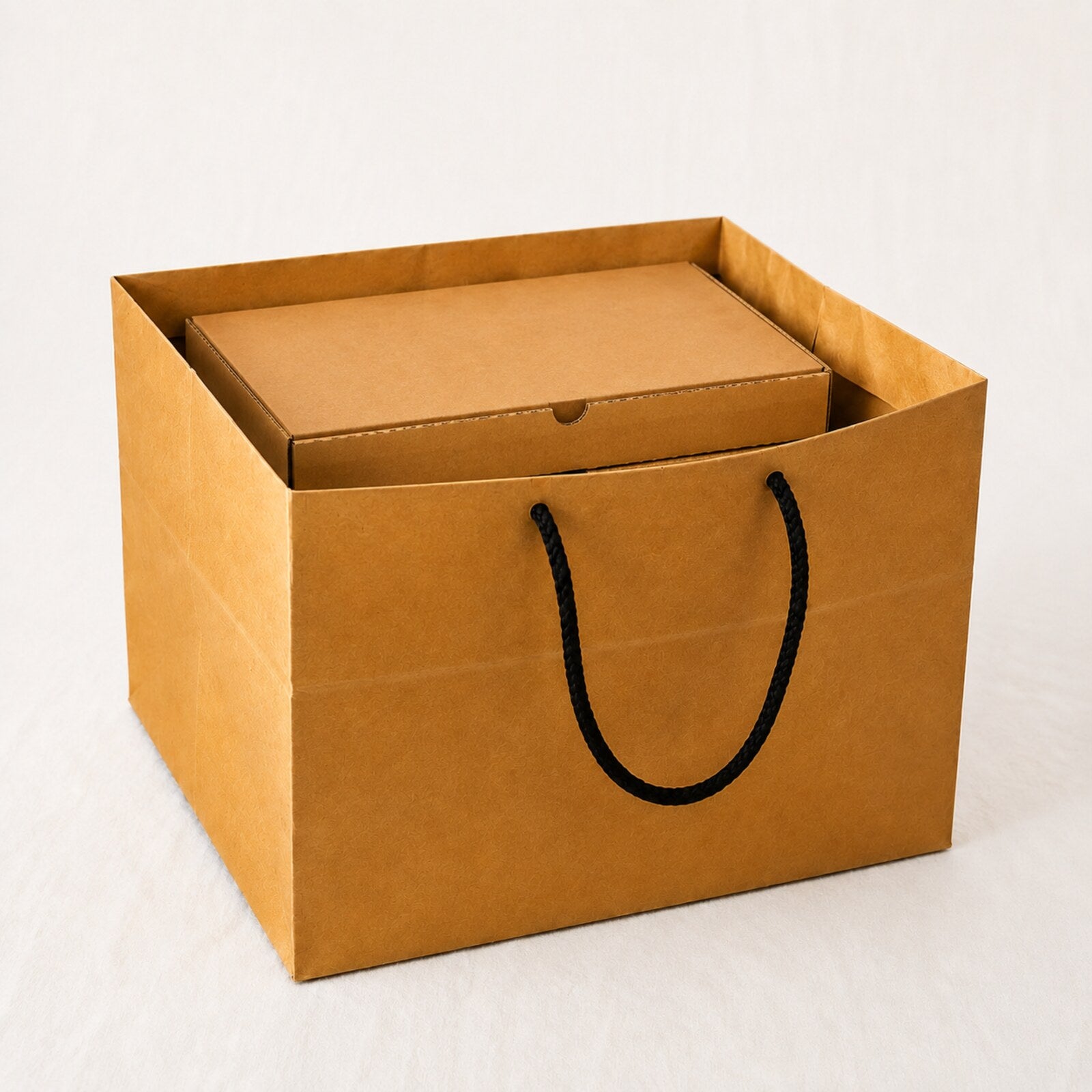 Kraft Brown Paper Bag 11x10.5x8 inch