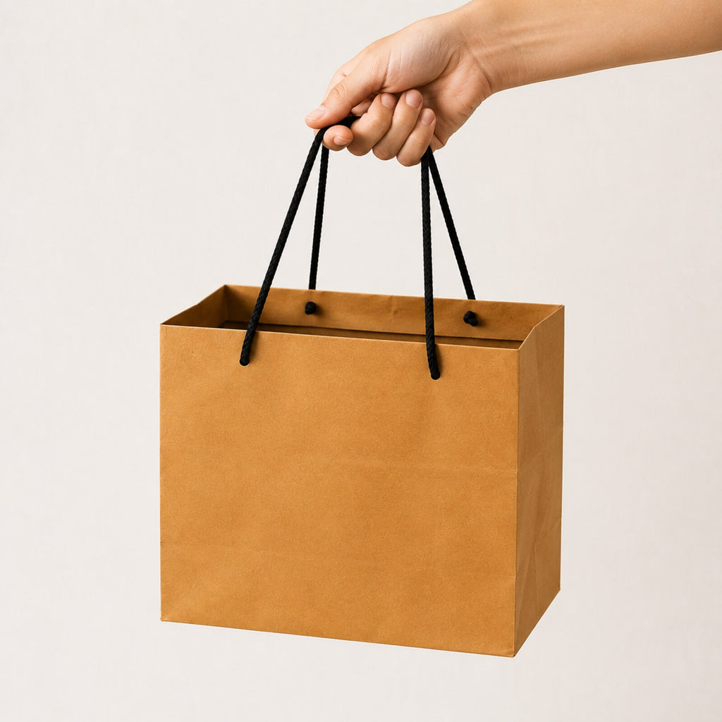 Kraft Brown Paper Bag 11x10.5x8 inch