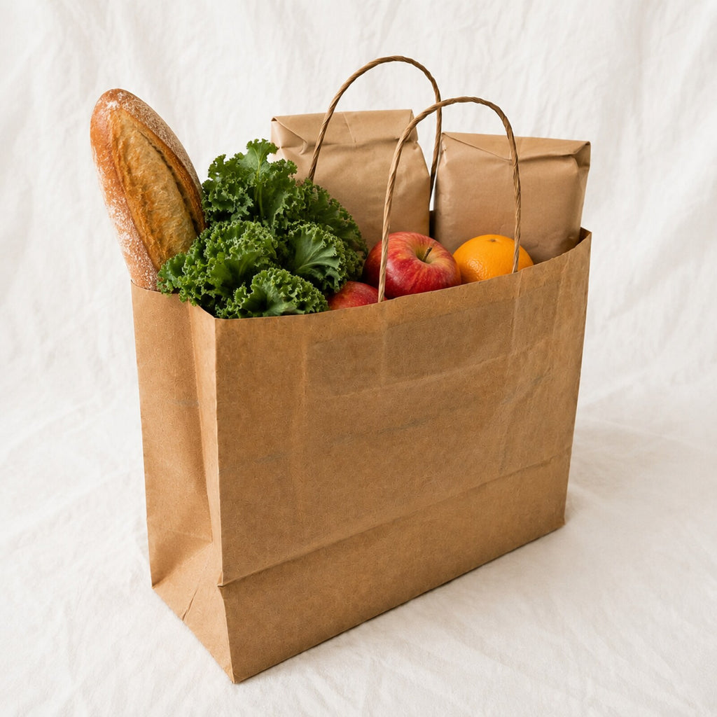 Kraft Brown Paper Bag 11x6x10 inch