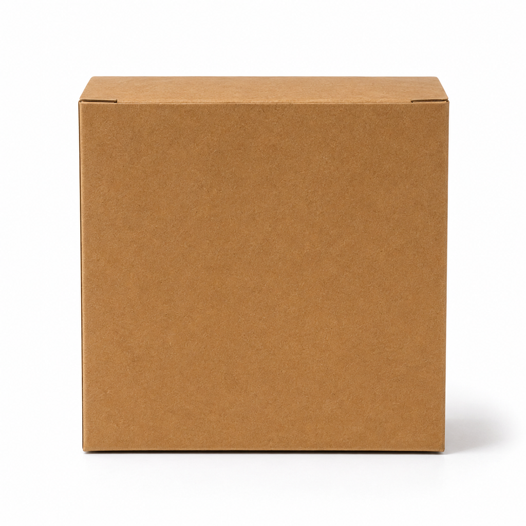 Kraft Brown Paper Packaging Box 4x4x4 inch