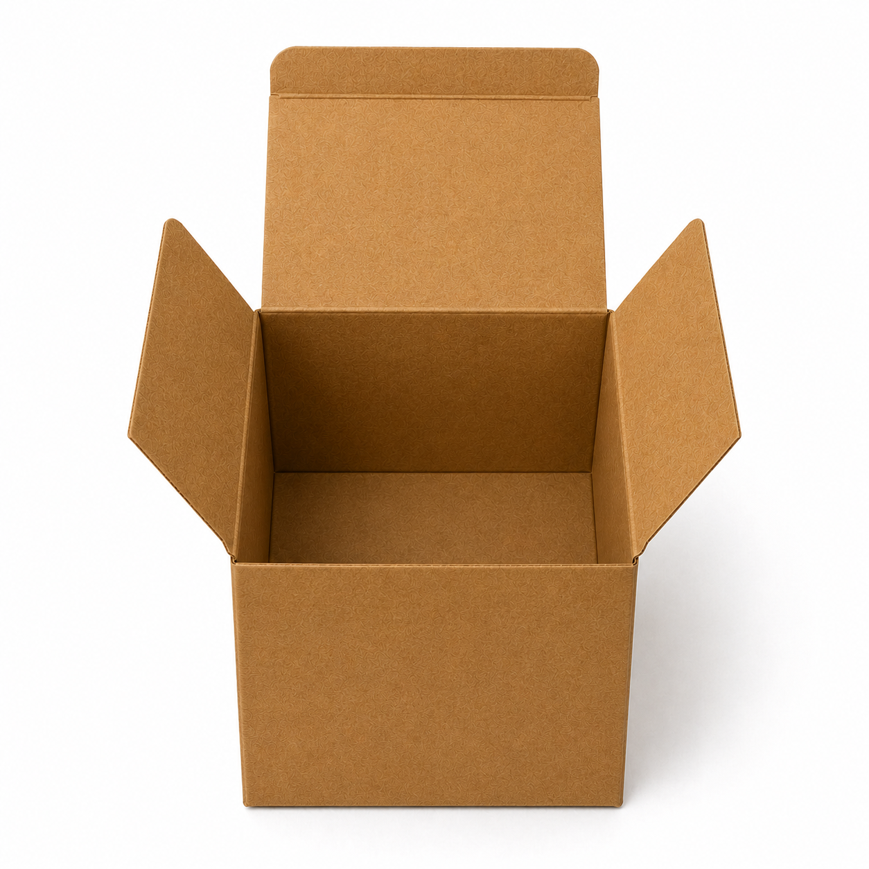 Kraft Brown Paper Packaging Box 4x4x4 inch