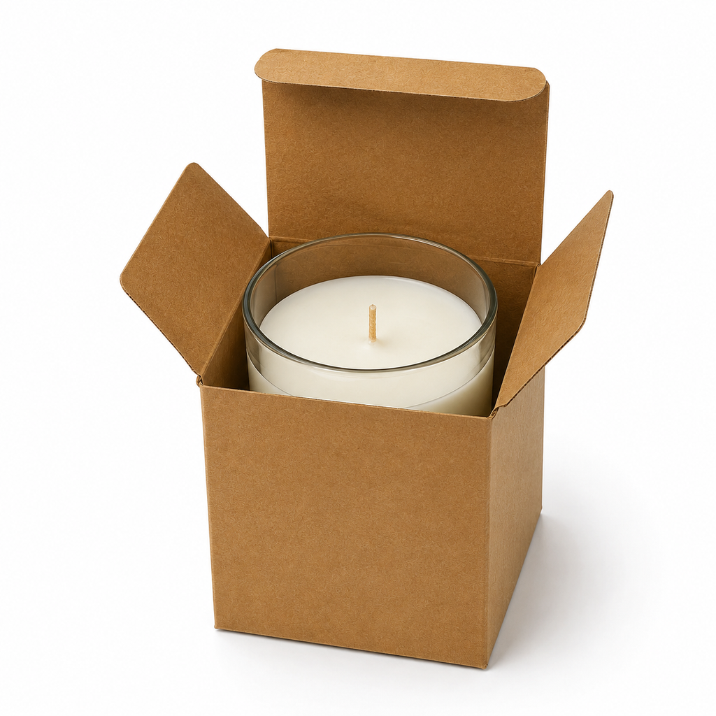 Kraft Brown Paper Packaging Box 4x4x4 inch