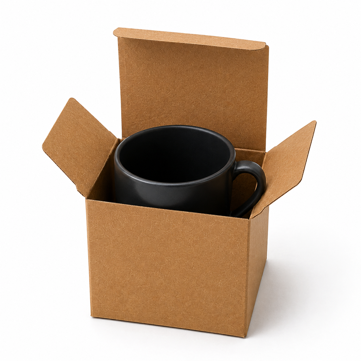 Kraft Brown Paper Packaging Box 4x4x4 inch