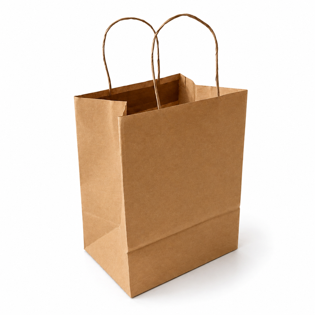 Kraft Brown Paper Bag 8x6x10.5 inch