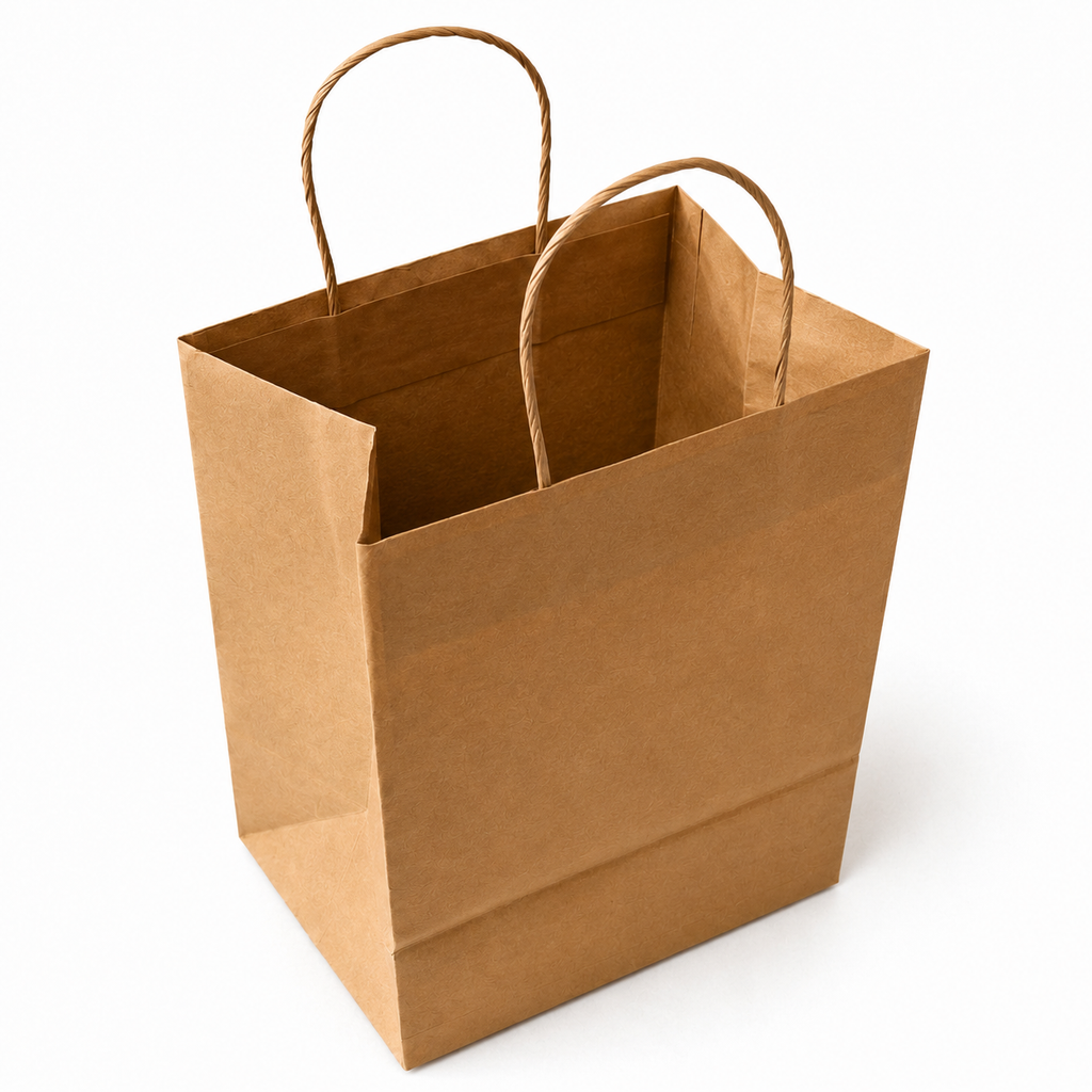 Kraft Brown Paper Bag 8x6x10.5 inch