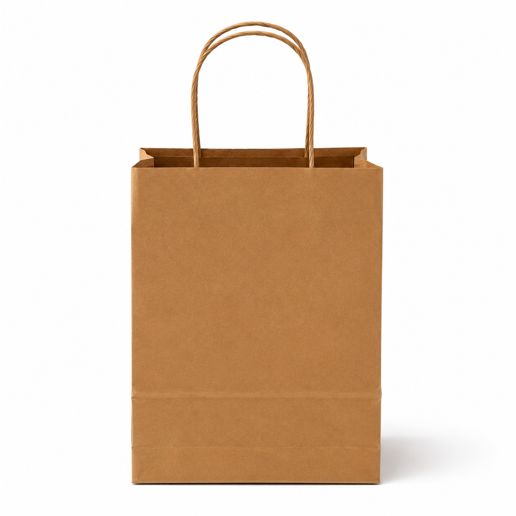 Kraft Brown Paper Bag 8x6x10.5 inch