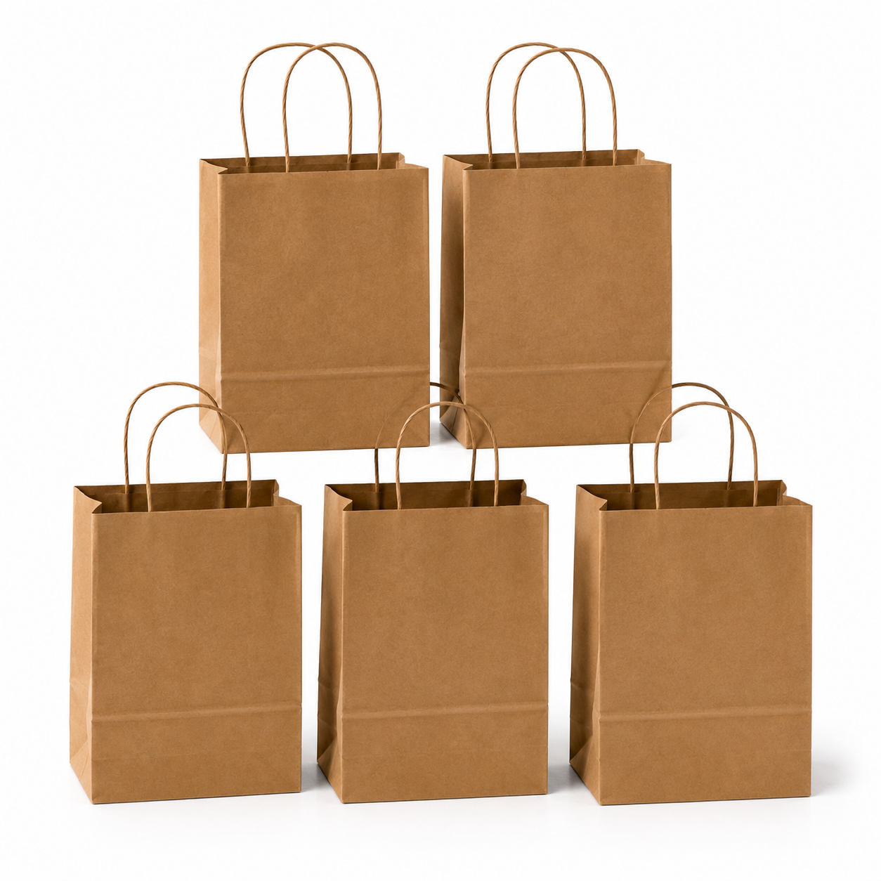 Kraft Brown Paper Bag 8x6x10.5 inch