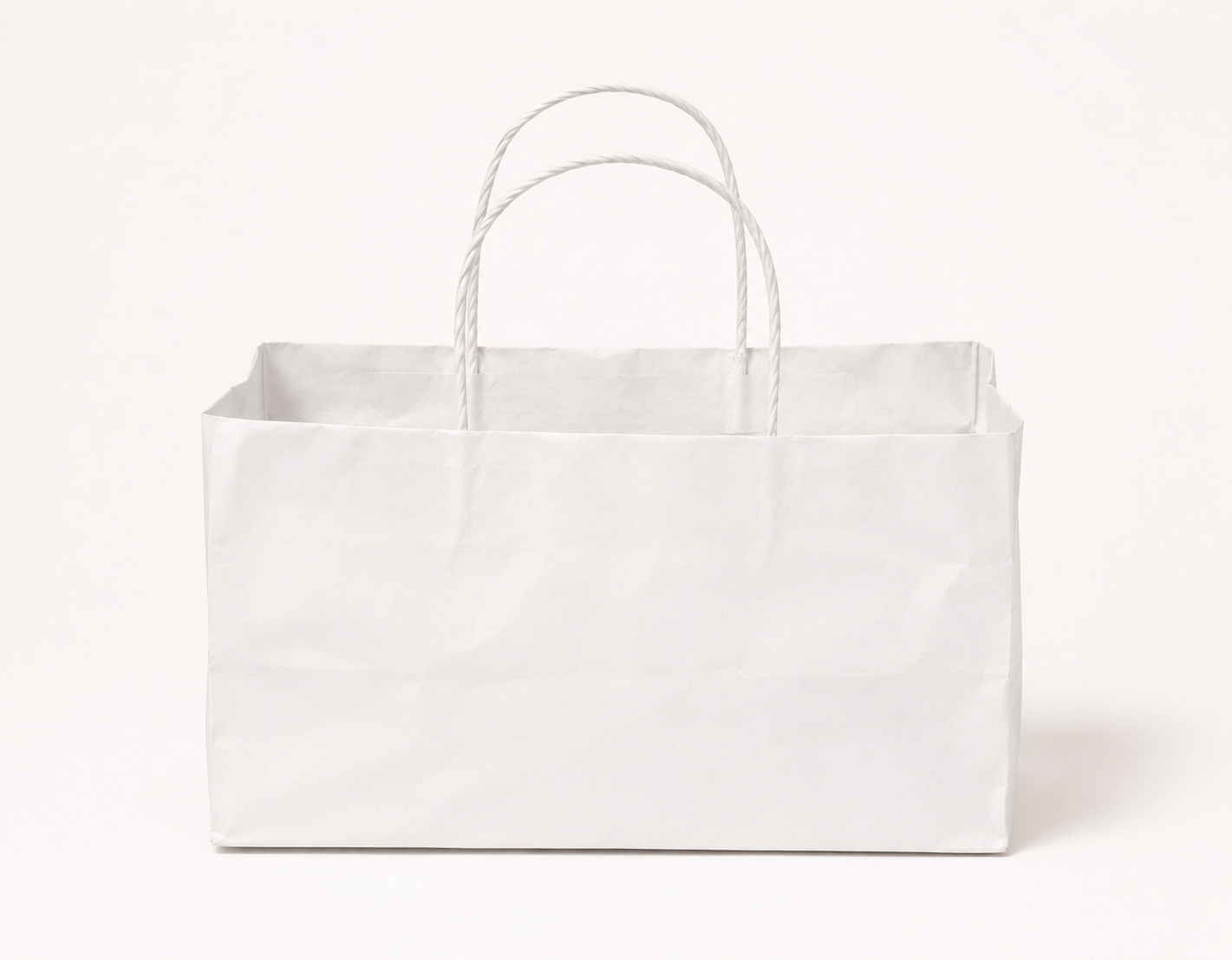 White Paper Bag 9x8x7 inch