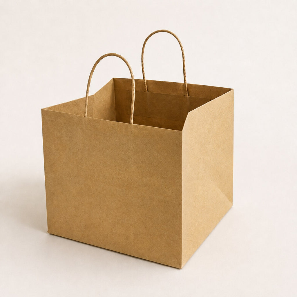 Kraft Brown Paper Bag 9x9x8 inch