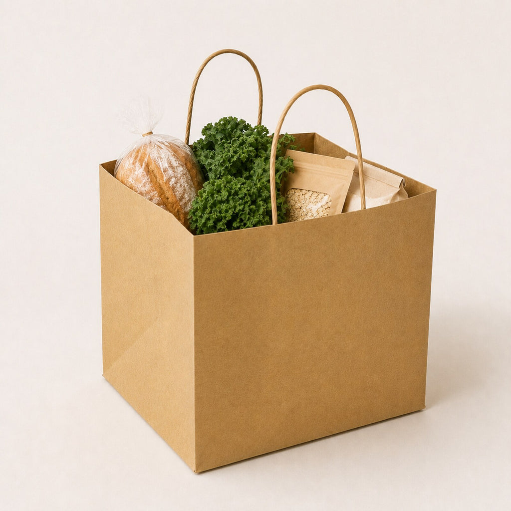 Kraft Brown Paper Bag 9x9x8 inch