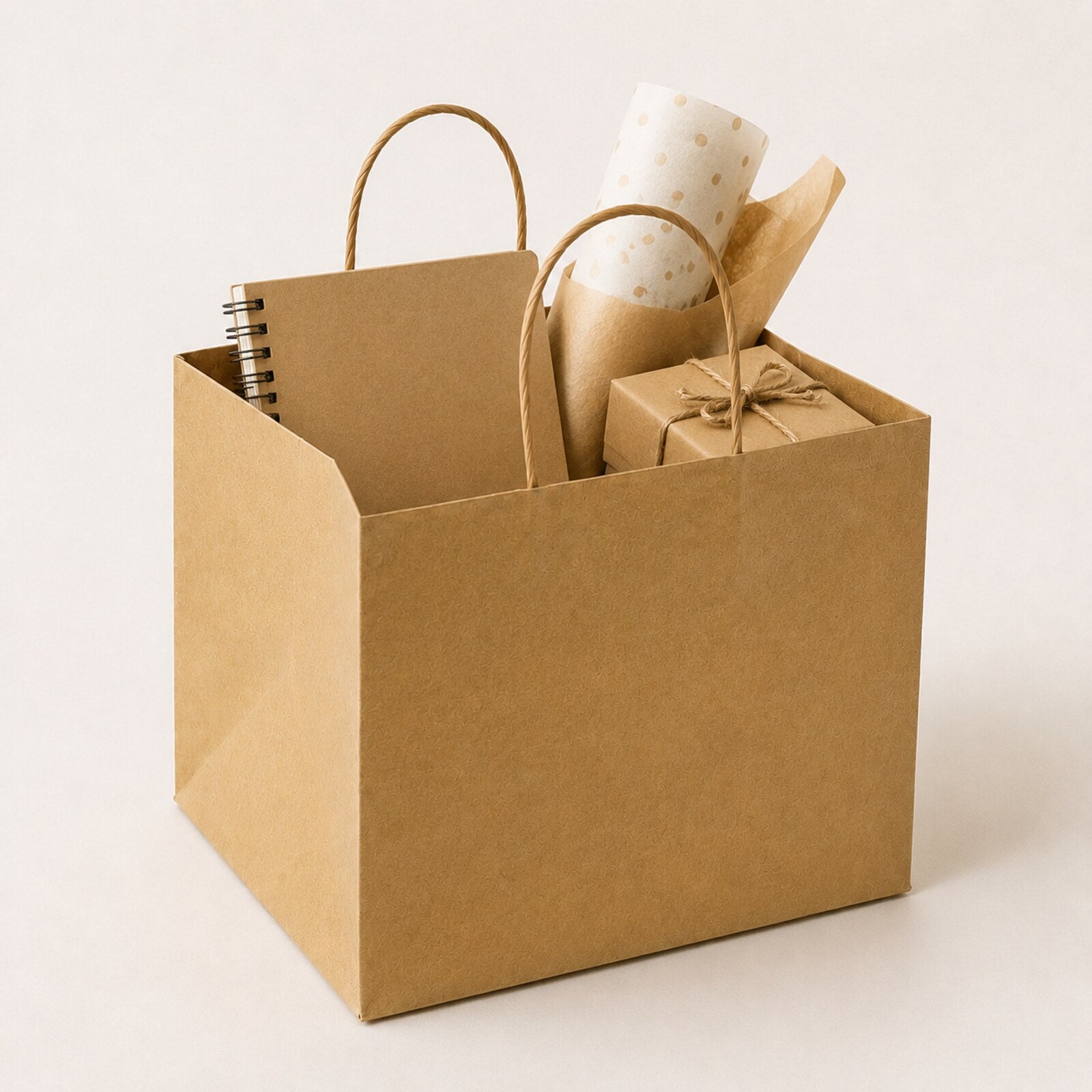 Kraft Brown Paper Bag 9x9x8 inch