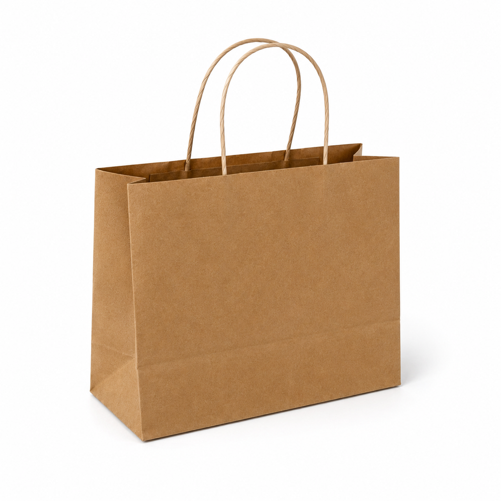 Kraft Brown Paper Bag 12x5.5x8.5 inch