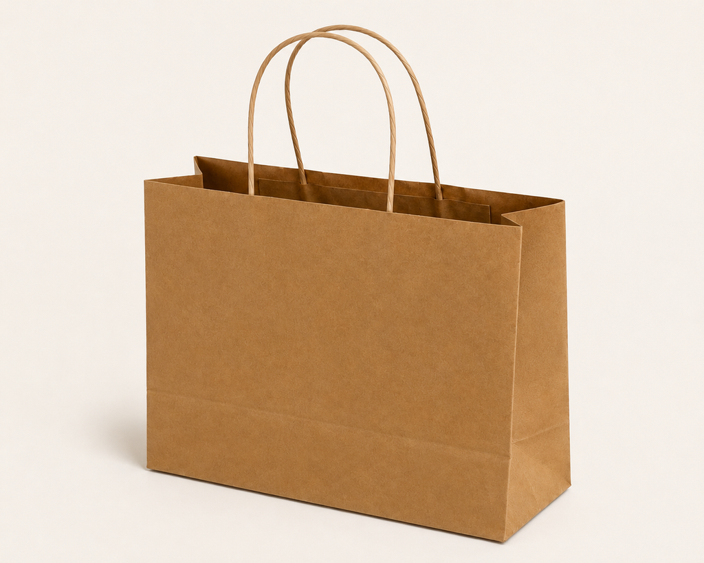 Kraft Brown Paper Bag 12x5.5x8.5 inch