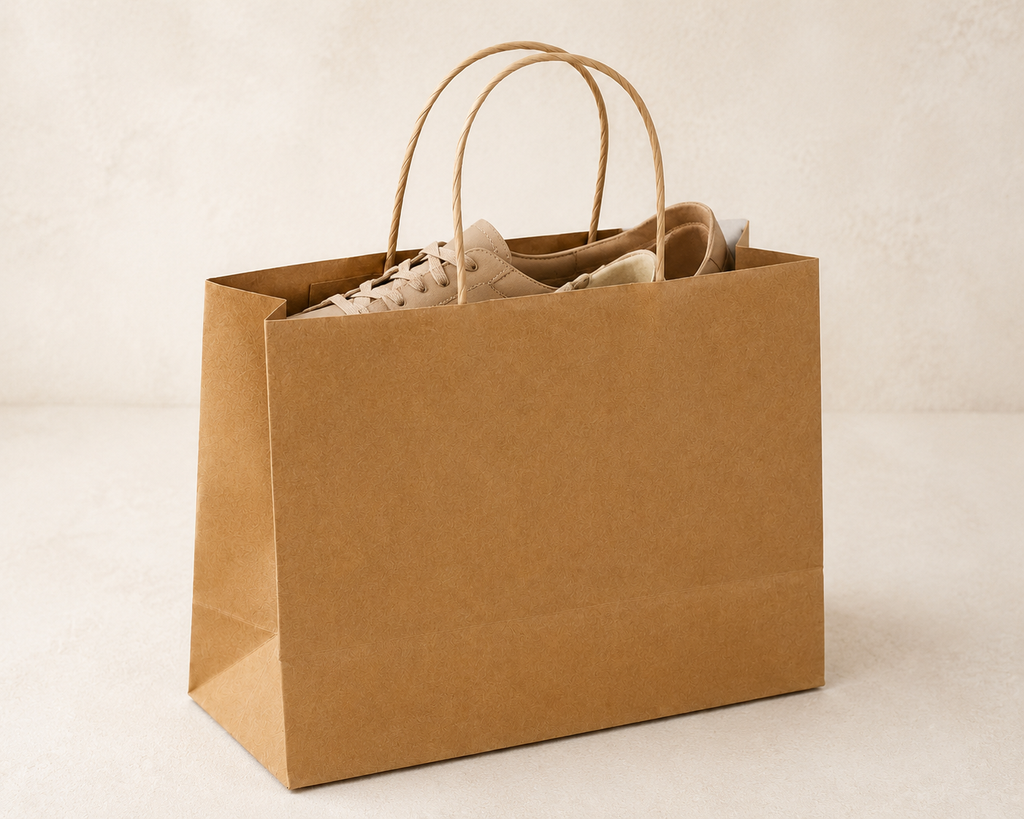 Kraft Brown Paper Bag 12x5.5x8.5 inch