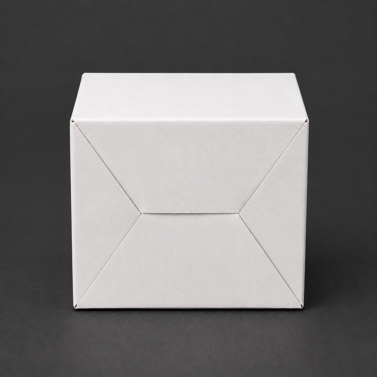 Corrugated 3ply White Paper Packaging Box 4x4x4.5 inch